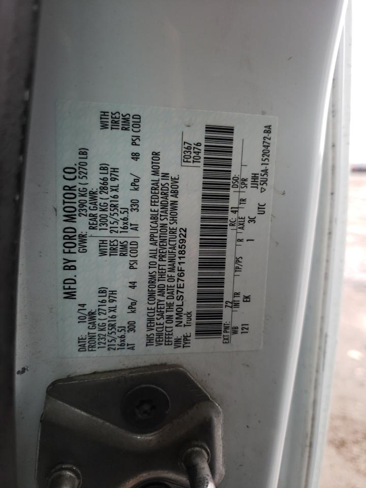 Photo 10 from auction – 2015 FORD TRANSIT CO with VIN NM0LS7E76F1185922