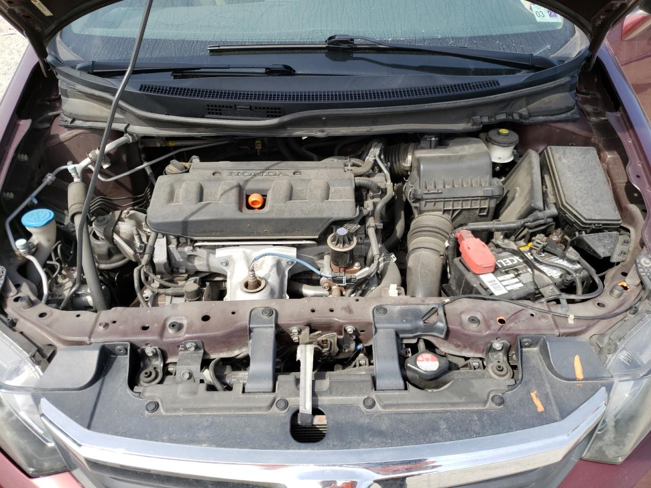 Photo 7 from auction – 2012 HONDA CIVIC EXL with VIN 2HGFB2F95CH567358
