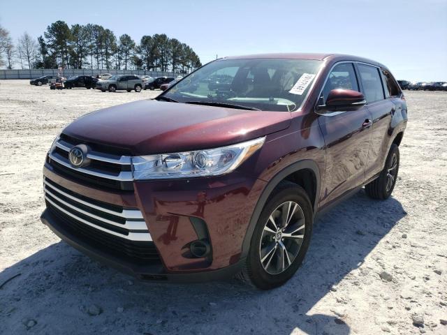 Photo 2 from auction – 2019 TOYOTA HIGHLANDER with VIN 5TDZARFH6KS042128
