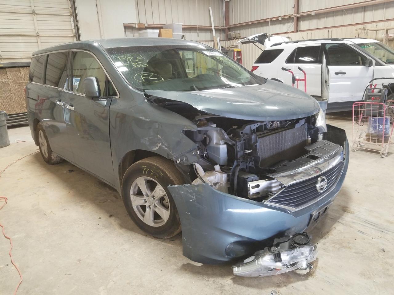 NISSAN QUEST S 2013 with VIN JN8AE2KP7D9067616 - Photo from auction