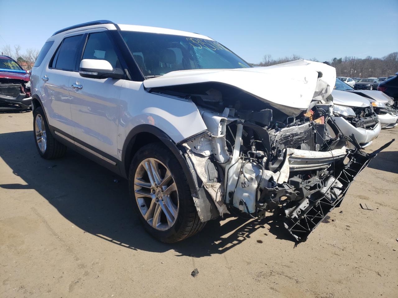 FORD EXPLORER L 2017 with VIN 1FM5K8F84HGA52774 - Photo from auction