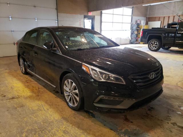 HYUNDAI SONATA SPO 2015 with VIN 5NPE34AF8FH209585 - Photo from auction