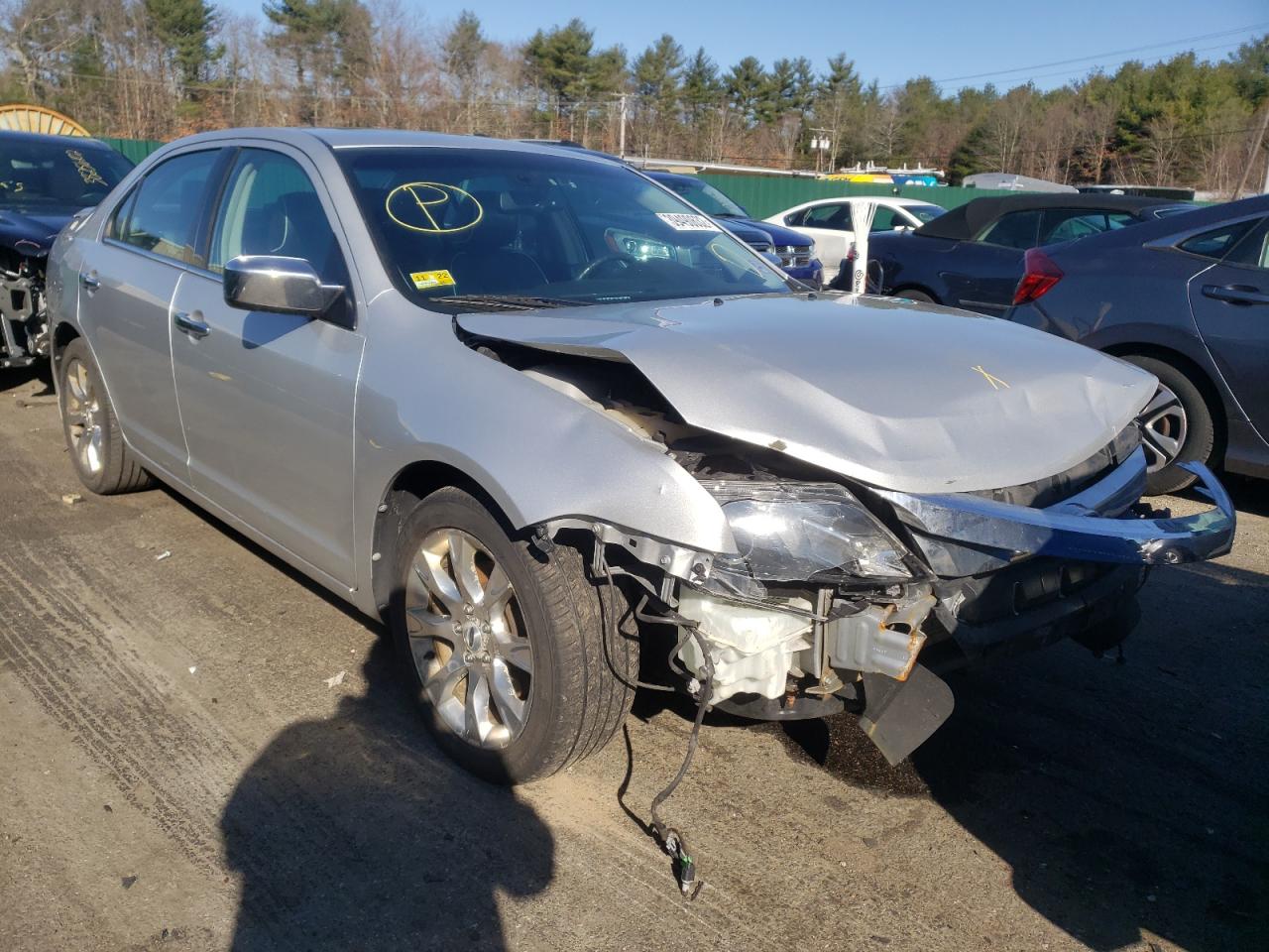FORD FUSION SEL 2011 with VIN 3FAHP0JA0BR187318 - Photo from auction