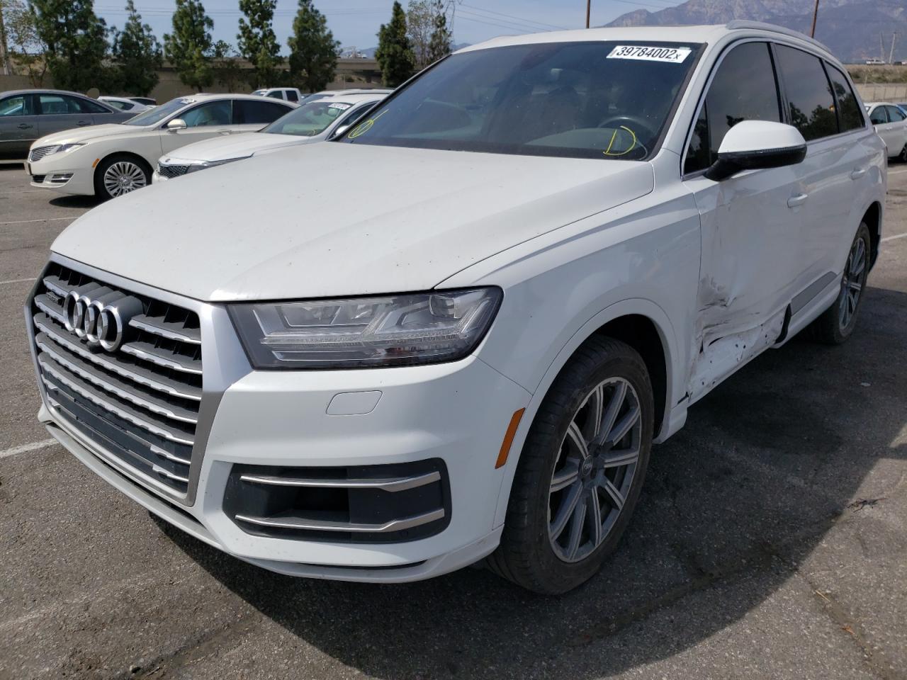 Photo 2 from auction – 2018 AUDI Q7 PREMIUM with VIN WA1LAAF79JD025861