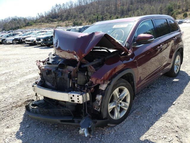 Photo 2 from auction – 2016 TOYOTA HIGHLANDER with VIN 5TDDKRFHXGS294334