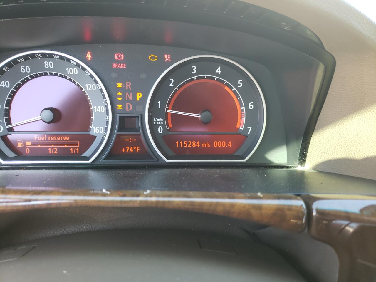 Photo 8 from auction – 2004 BMW 745 LI with VIN WBAGN63434DS47896