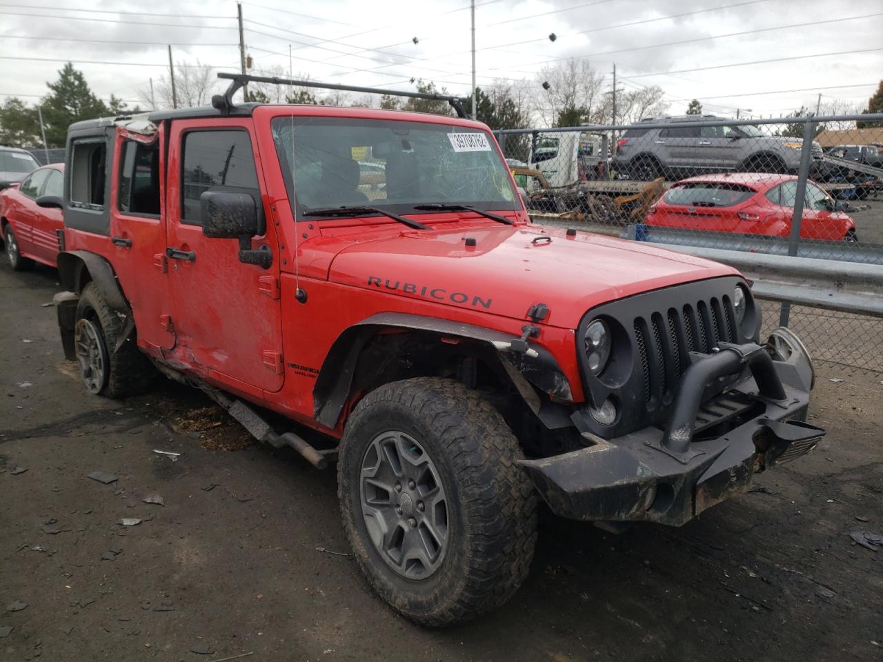 JEEP WRANGLER U 2014 with VIN 1C4BJWFG7EL325439 - Photo from auction
