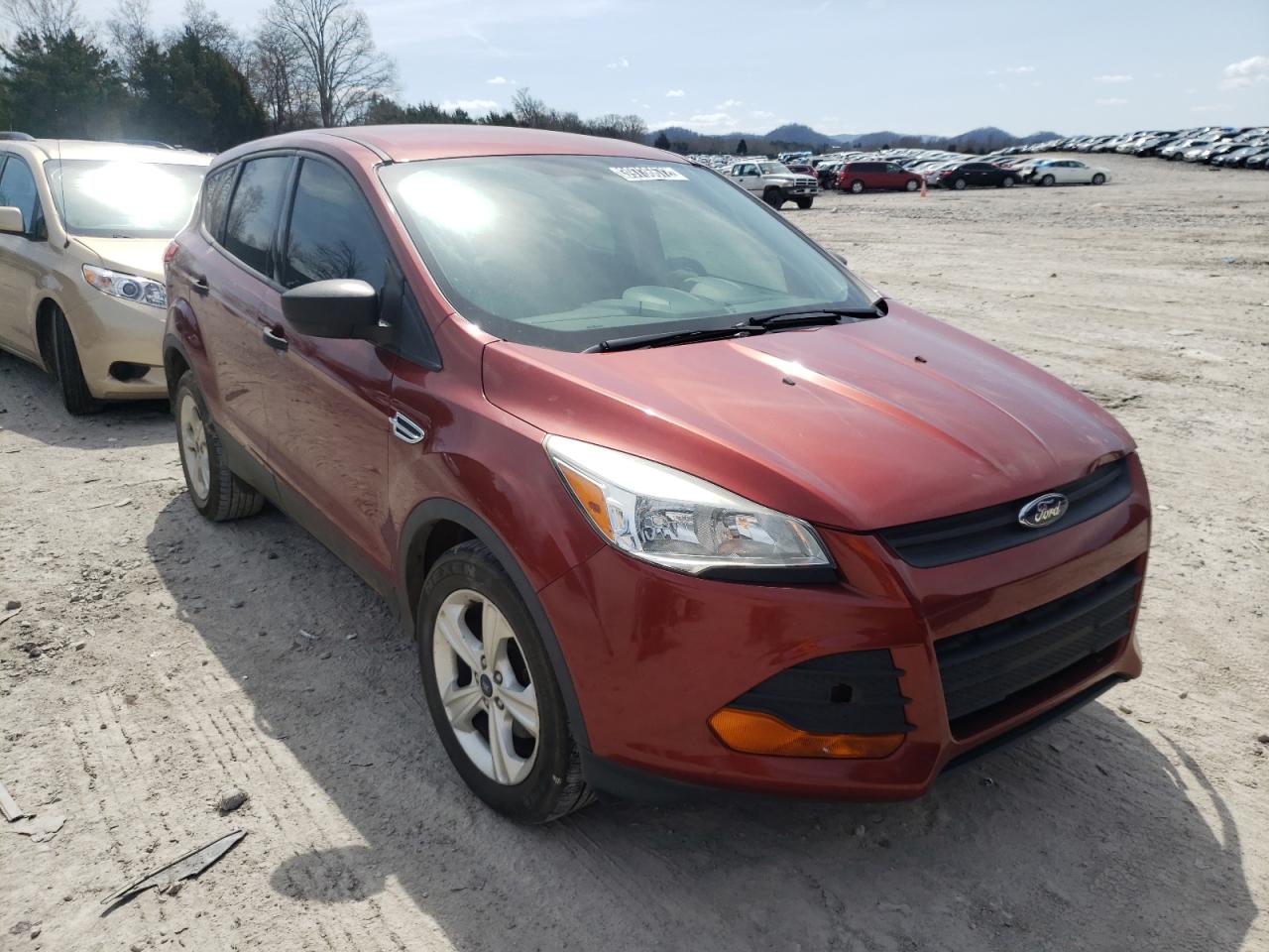 FORD ESCAPE S 2015 with VIN 1FMCU0F79FUB56296 - Photo from auction