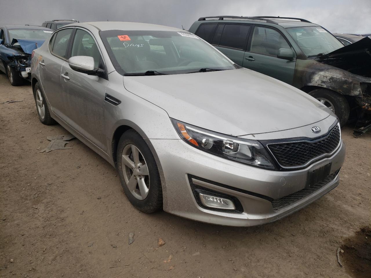 KIA OPTIMA LX 2014 with VIN KNAGM4A70E5470140 - Photo from auction