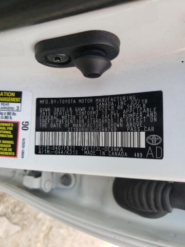 Photo 9 from auction – 2018 TOYOTA COROLLA L with VIN 2T1BURHE6JC088769