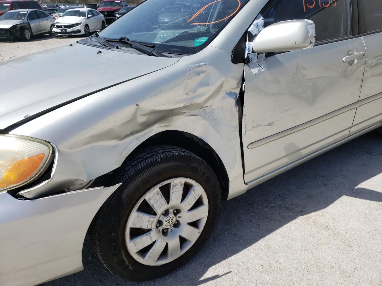 Photo 9 from auction – 2003 TOYOTA COROLLA CE with VIN JTDBR32E832008333