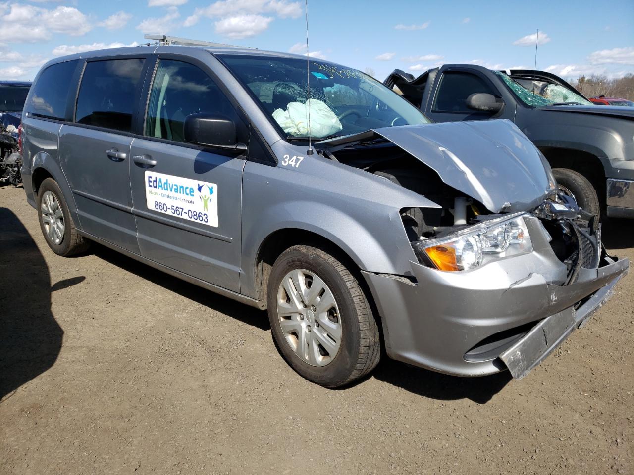 DODGE GRAND CARA 2017 with VIN 2C4RDGBG3HR819598 - Photo from auction