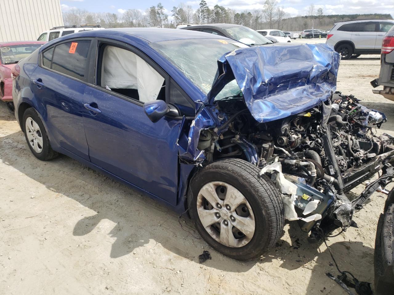 KIA FORTE LX 2017 with VIN 3KPFK4A70HE098117 - Photo from auction