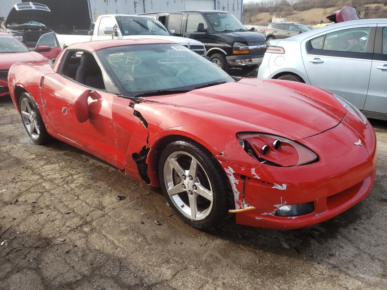 CHEVROLET CORVETTE 2007 with VIN 1G1YY26UX75135347 - Photo from auction