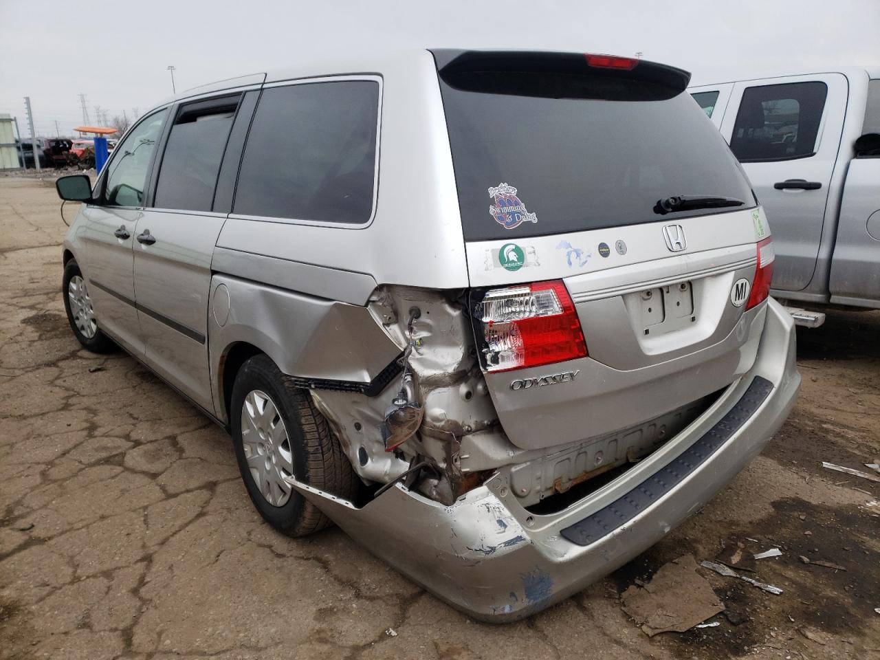 Photo 3 from auction – 2007 HONDA ODYSSEY LX with VIN 5FNRL38247B117341