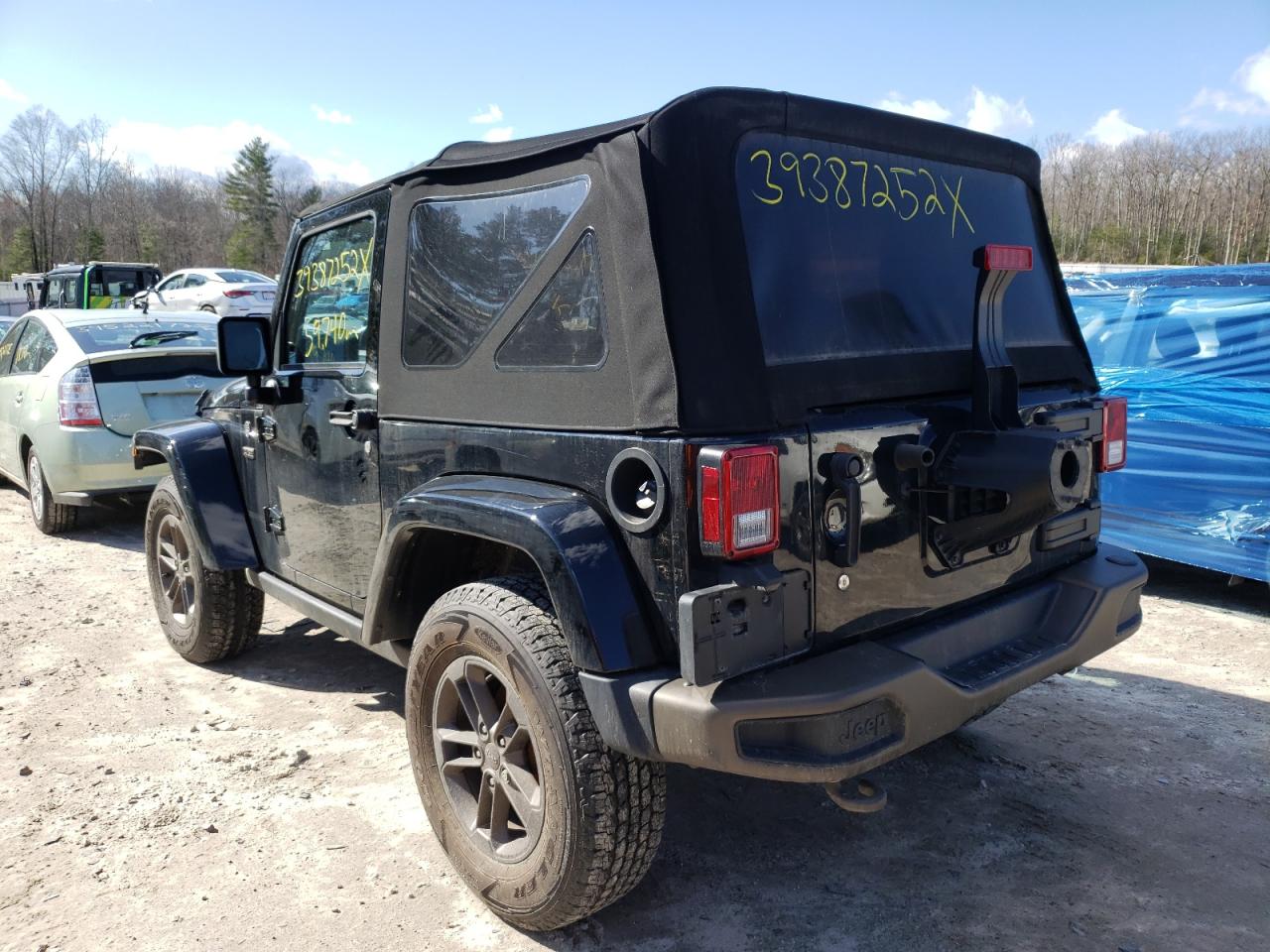 Photo 3 from auction – 2017 JEEP WRANGLER S with VIN 1C4AJWBG7HL523976