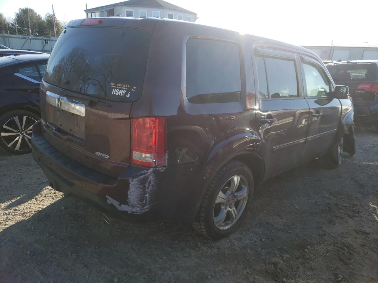 Photo 4 from auction – 2013 HONDA PILOT EXLN with VIN 5FNYF4H7XDB066413