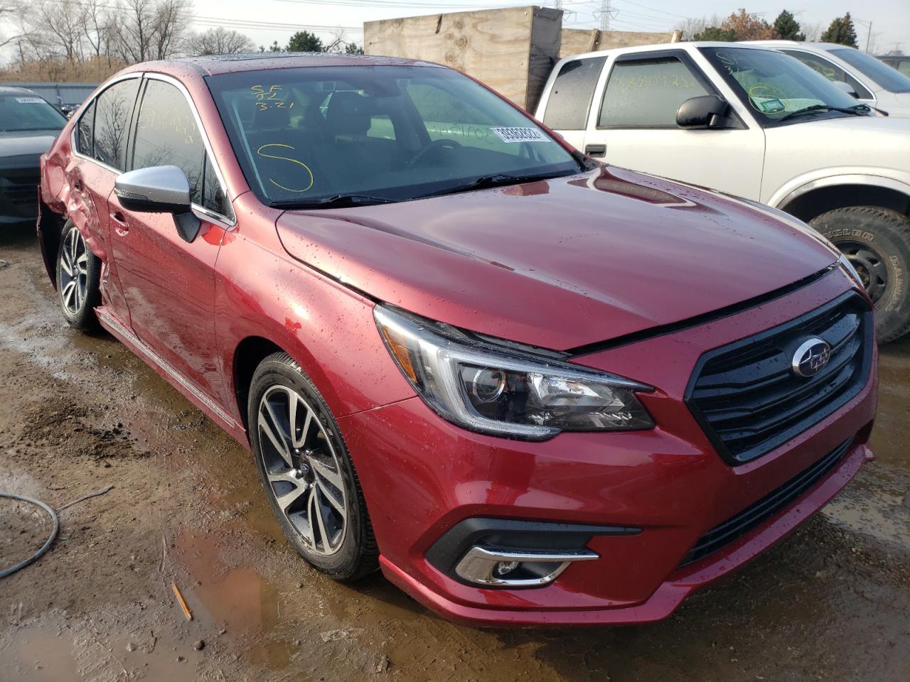 SUBARU LEGACY SPO 2019 with VIN 4S3BNAS63K3010931 - Photo from auction