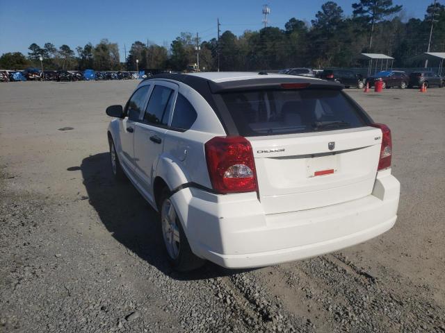 Photo 3 from auction – 2007 DODGE CALIBER SX with VIN 1B3HB48B77D348988