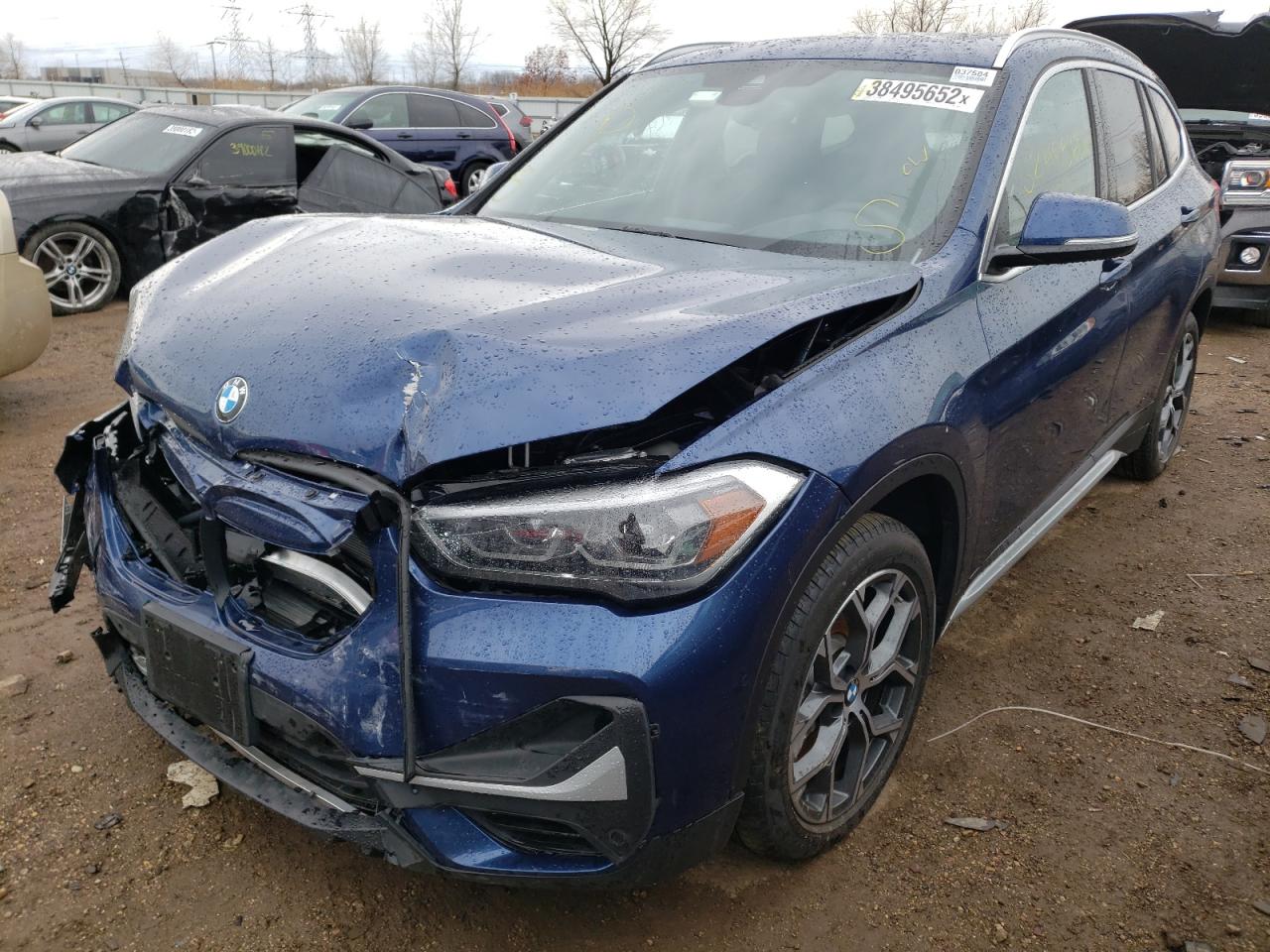 Photo 2 from auction – 2021 BMW X1 XDRIVE2 with VIN WBXJG9C03M5T03091