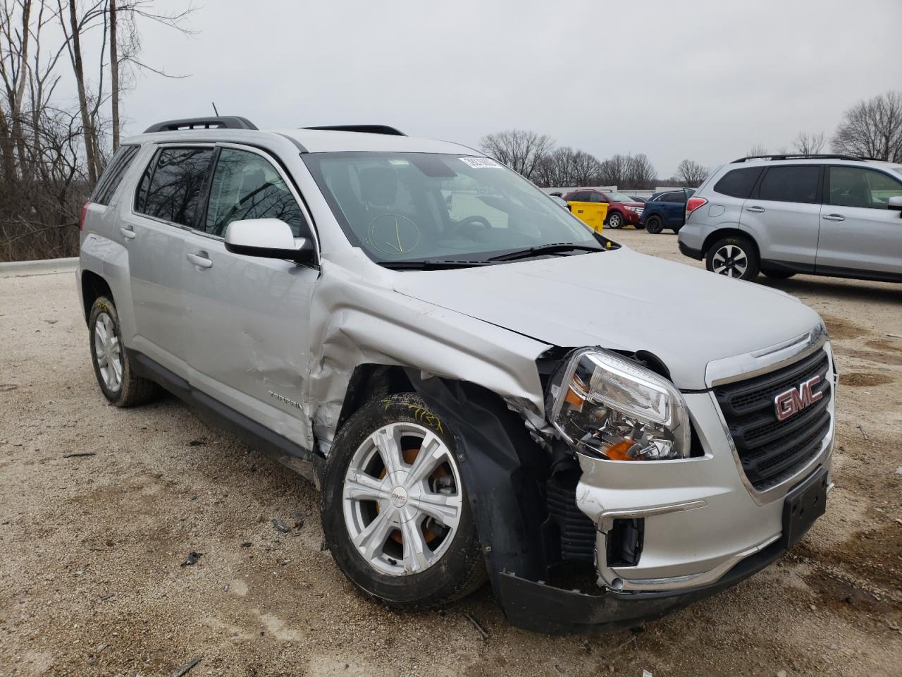 GMC TERRAIN SL 2017 with VIN 2GKFLNE36H6135203 - Photo from auction