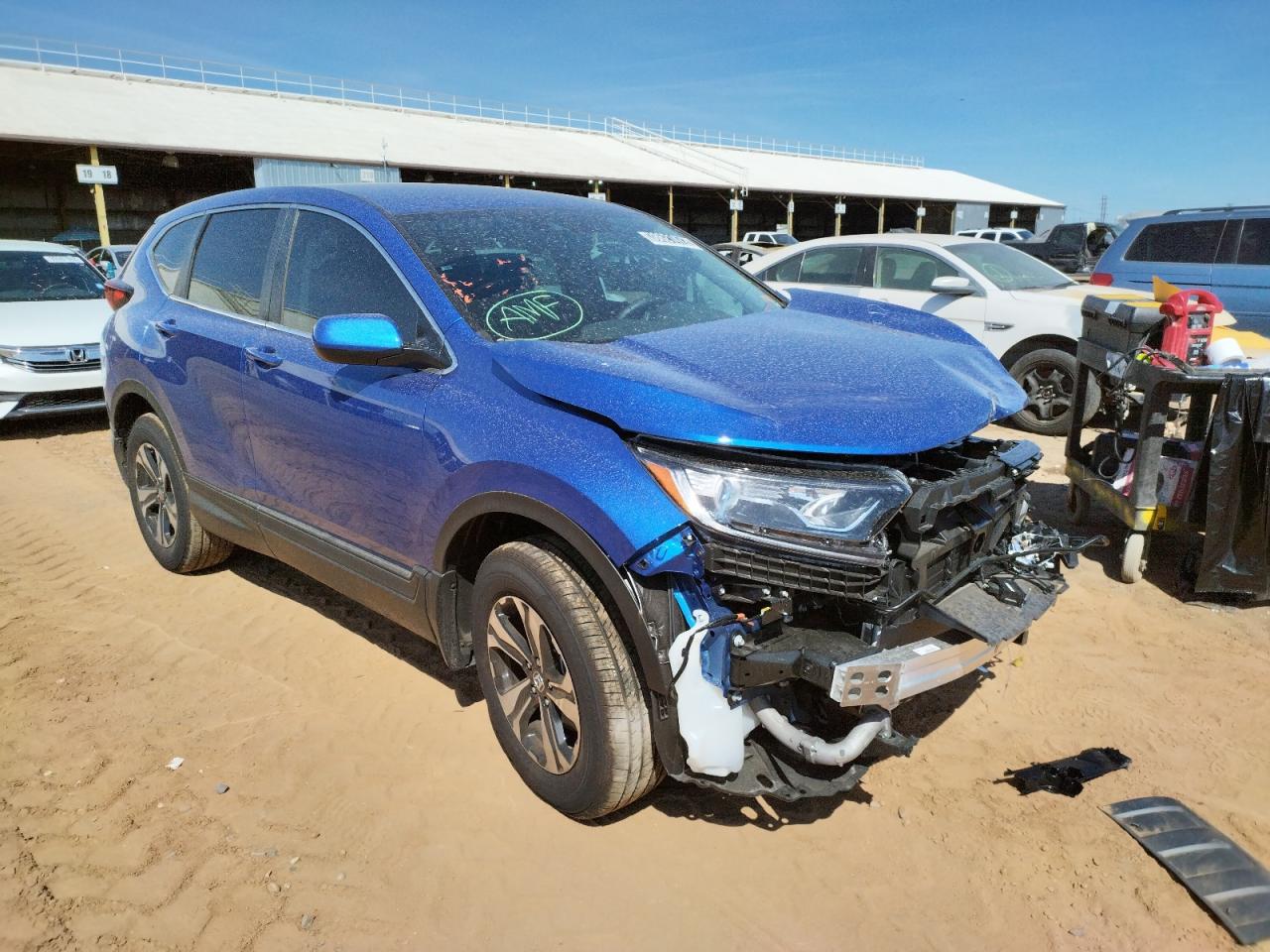 HONDA CR-V SE 2022 with VIN 7FARW2H70NE009605 - Photo from auction