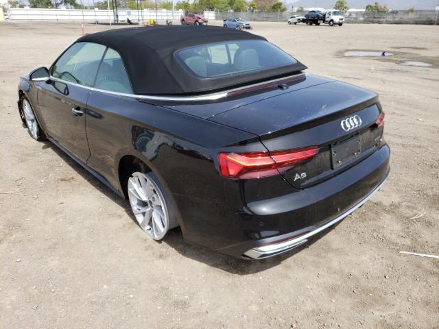 Photo 3 from auction – 2022 AUDI A5 with VIN WAUWAGF53NN000505