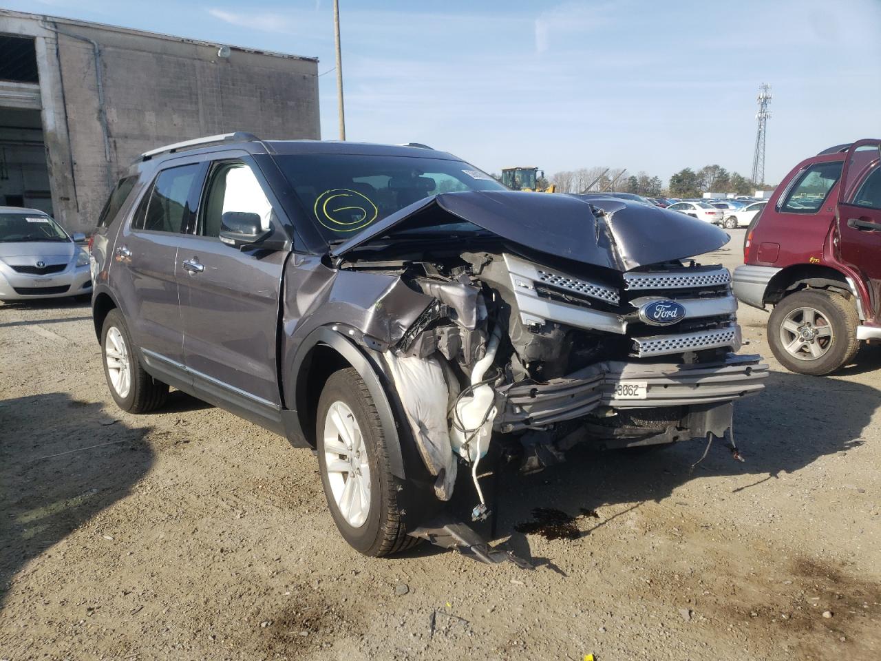 FORD EXPLORER X 2014 with VIN 1FM5K8D81EGA16314 - Photo from auction