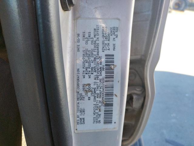 Photo 10 from auction – 1998 TOYOTA 4RUNNER with VIN JT3GM84R2W0029281