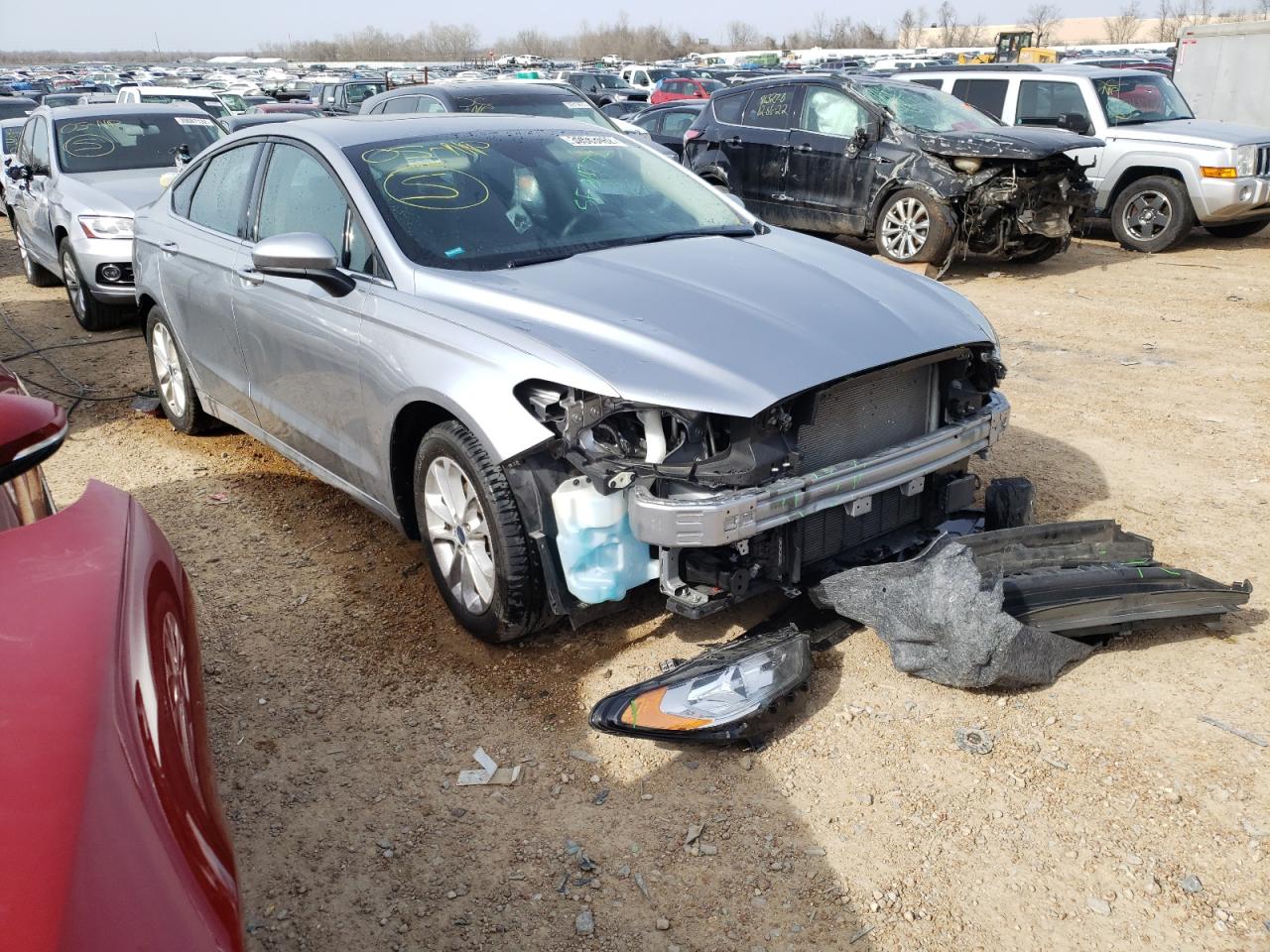 Photo 1 from auction – 2020 FORD FUSION SE with VIN 3FA6P0HD7LR251377