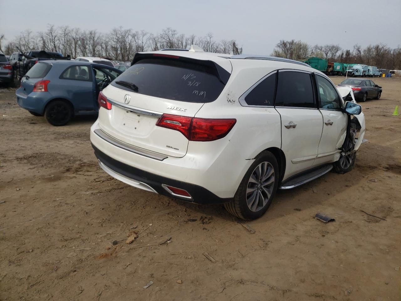 Photo 14 from auction – 2016 ACURA MDX TECHNO with VIN 5FRYD4H67GB038195
