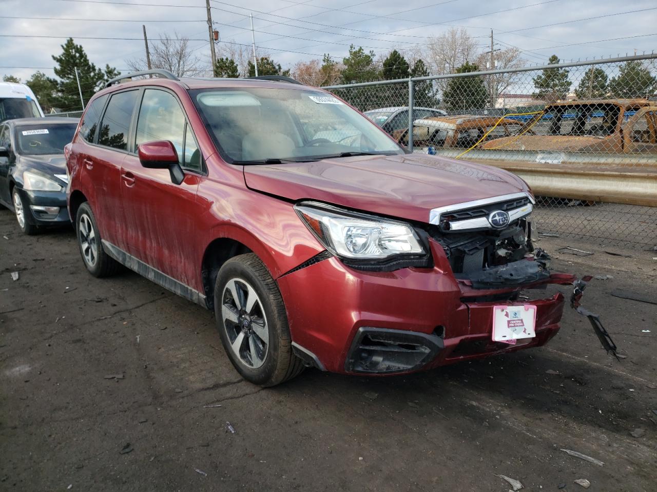 SUBARU FORESTER 2 2017 with VIN JF2SJAEC6HH433898 - Photo from auction