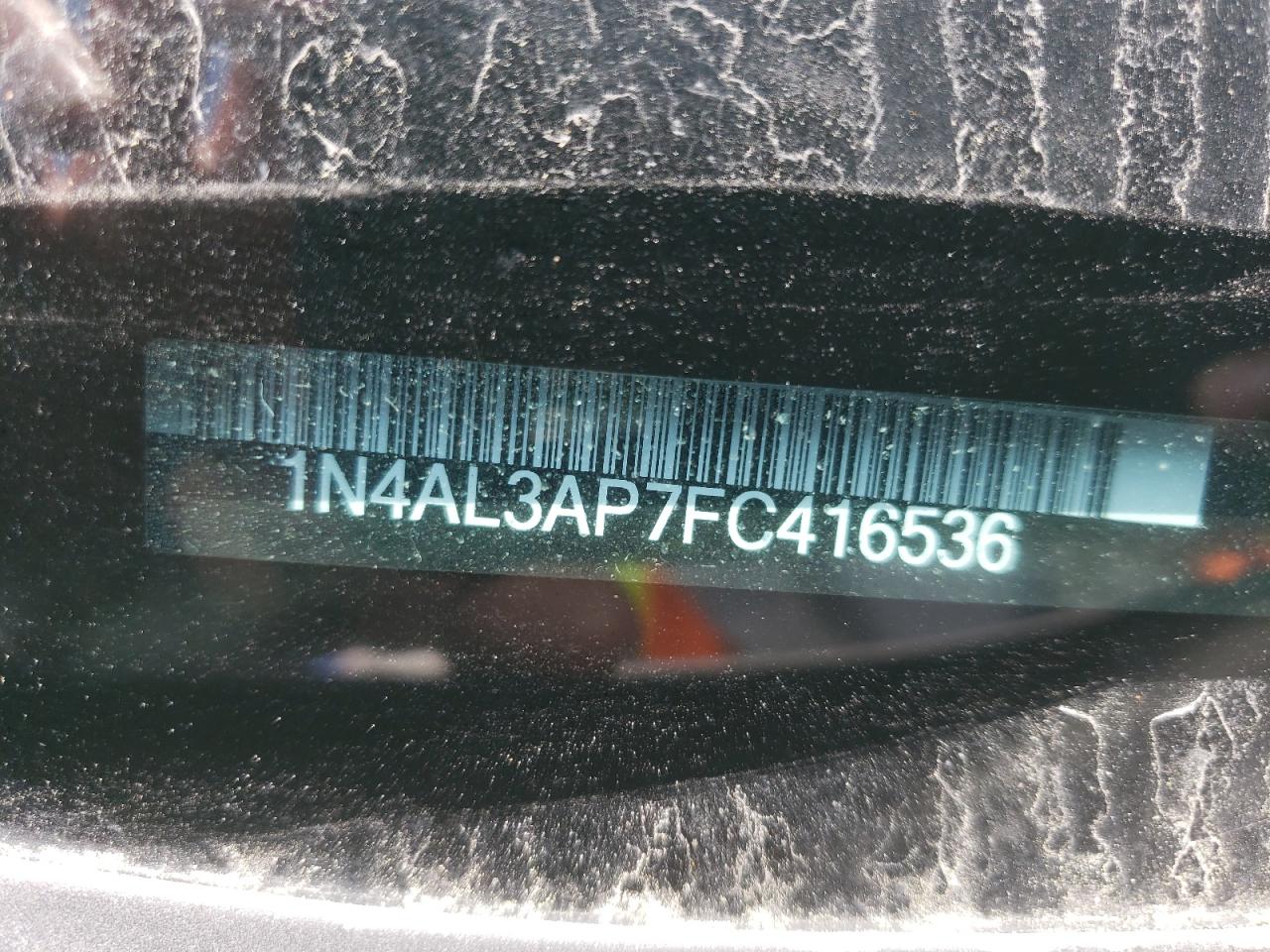 Photo 10 from auction – 2015 NISSAN ALTIMA 2.5 with VIN 1N4AL3AP7FC416536