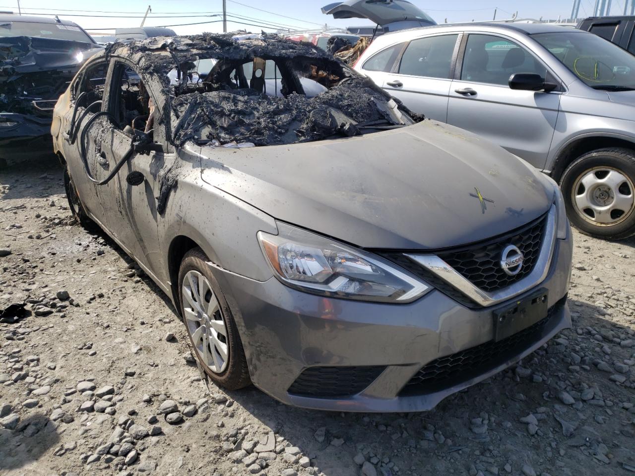NISSAN SENTRA S 2017 with VIN 3N1AB7AP9HY224097 - Photo from auction