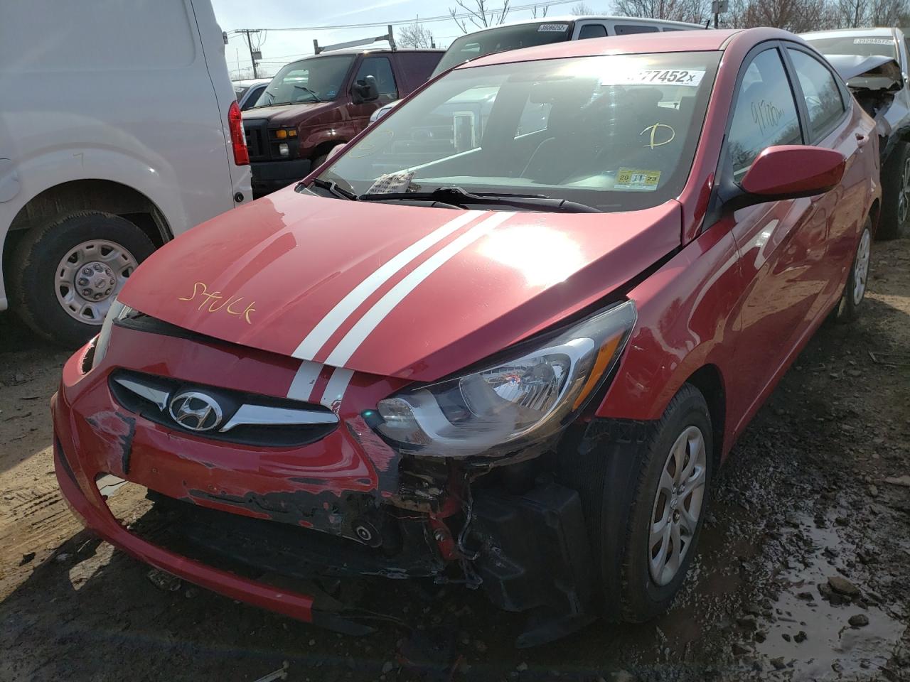 Photo 2 from auction – 2013 HYUNDAI ACCENT GLS with VIN KMHCT4AEXDU409381