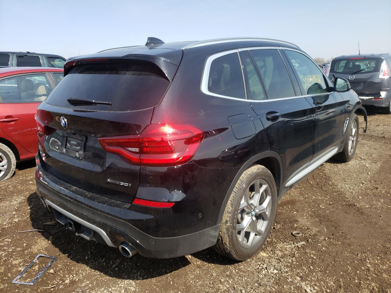 Photo 4 from auction – 2020 BMW X3 XDRIVE3 with VIN 5UXTY5C04L9D66530