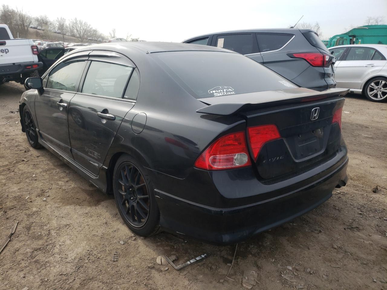 Photo 3 from auction – 2007 HONDA CIVIC SI with VIN 2HGFA55567H710858
