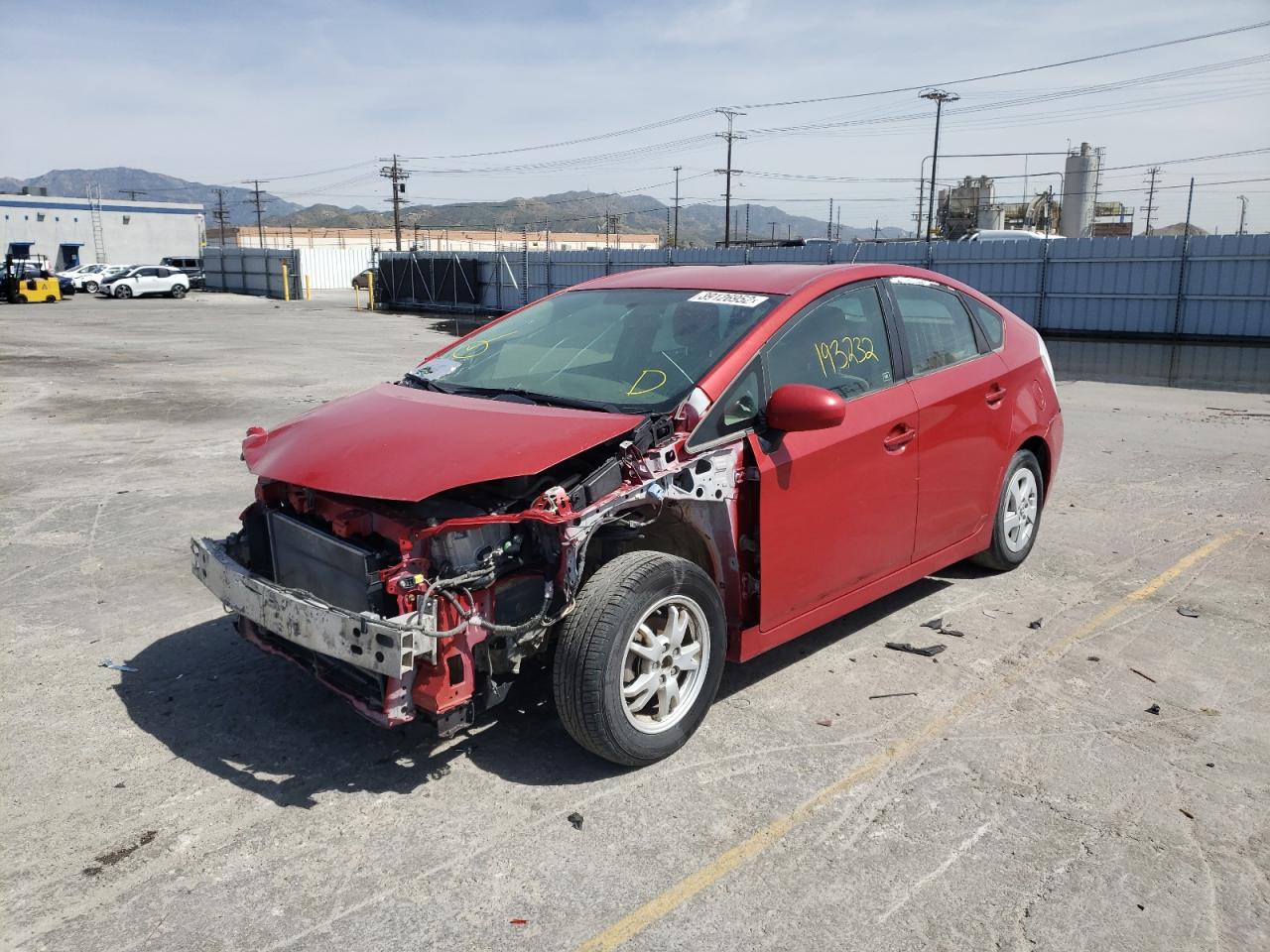 Photo 2 from auction – 2010 TOYOTA PRIUS with VIN JTDKN3DU7A5206042