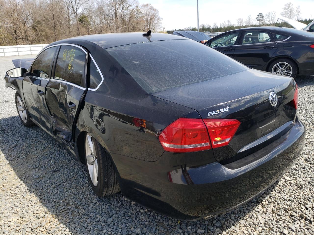 Photo 3 from auction – 2012 VOLKSWAGEN PASSAT SE with VIN 1VWBN7A32CC028541