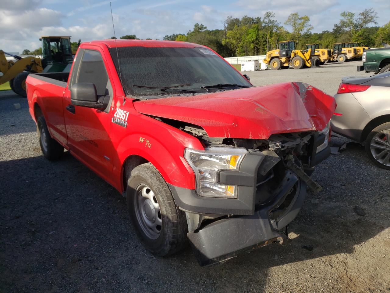 FORD F150 2017 with VIN 1FTNF1CGXHKD01233 - Photo from auction
