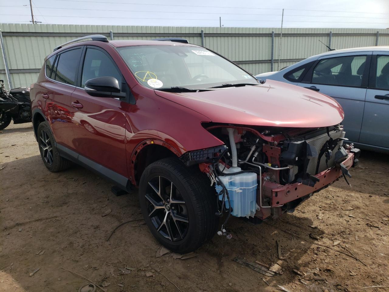 TOYOTA RAV4 SE 2018 with VIN 2T3JFREV1JW745056 - Photo from auction