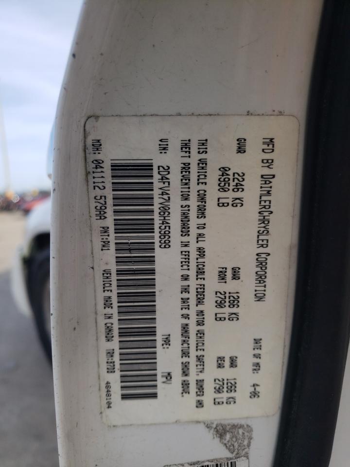 Photo 10 from auction – 2006 DODGE MAGNUM SXT with VIN 2D4FV47V06H459699