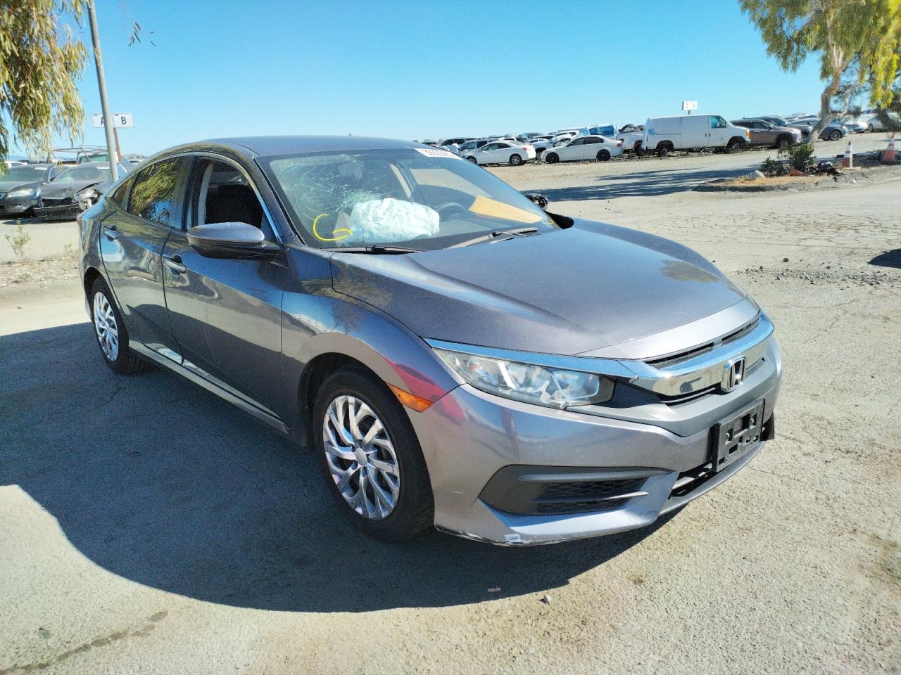 HONDA CIVIC LX 2016 with VIN 19XFC2F54GE219187 - Photo from auction