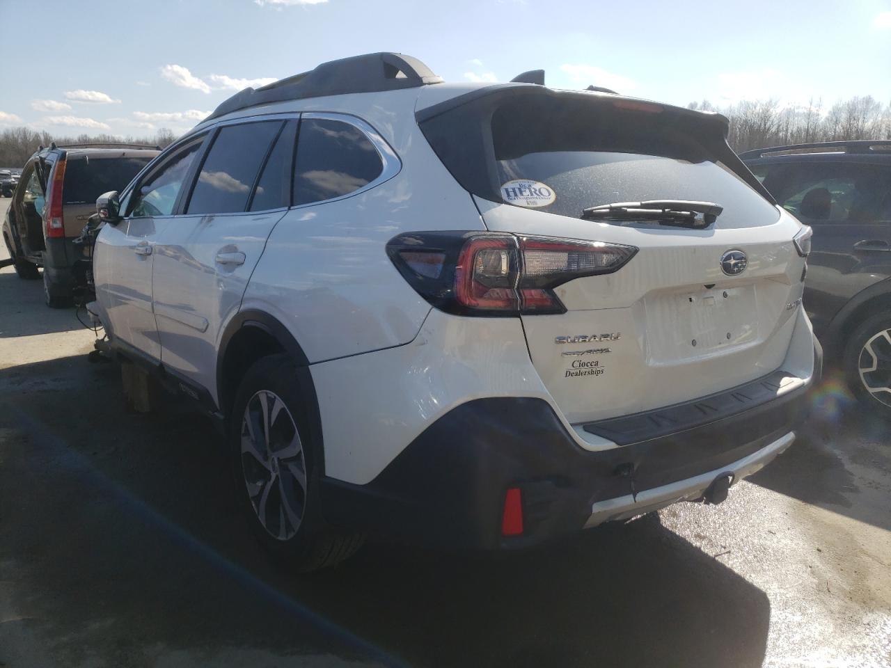 Photo 3 from auction – 2021 SUBARU OUTBACK LI with VIN 4S4BTAMC8M3196750