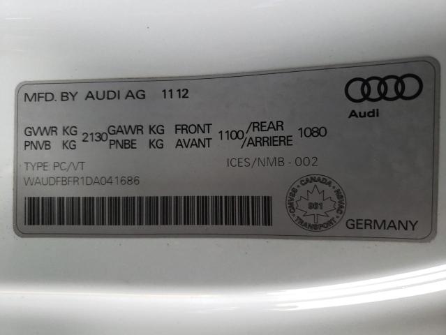 Photo 10 from auction – 2013 AUDI A5 PREMIUM with VIN WAUDFBFR1DA041686