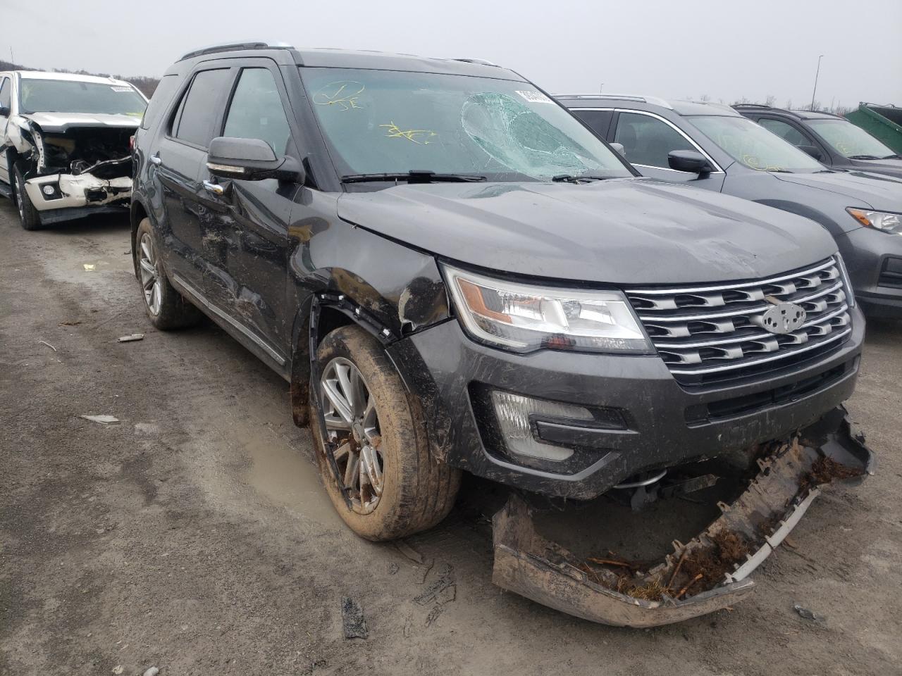 FORD EXPLORER L 2016 with VIN 1FM5K7F81GGC98738 - Photo from auction