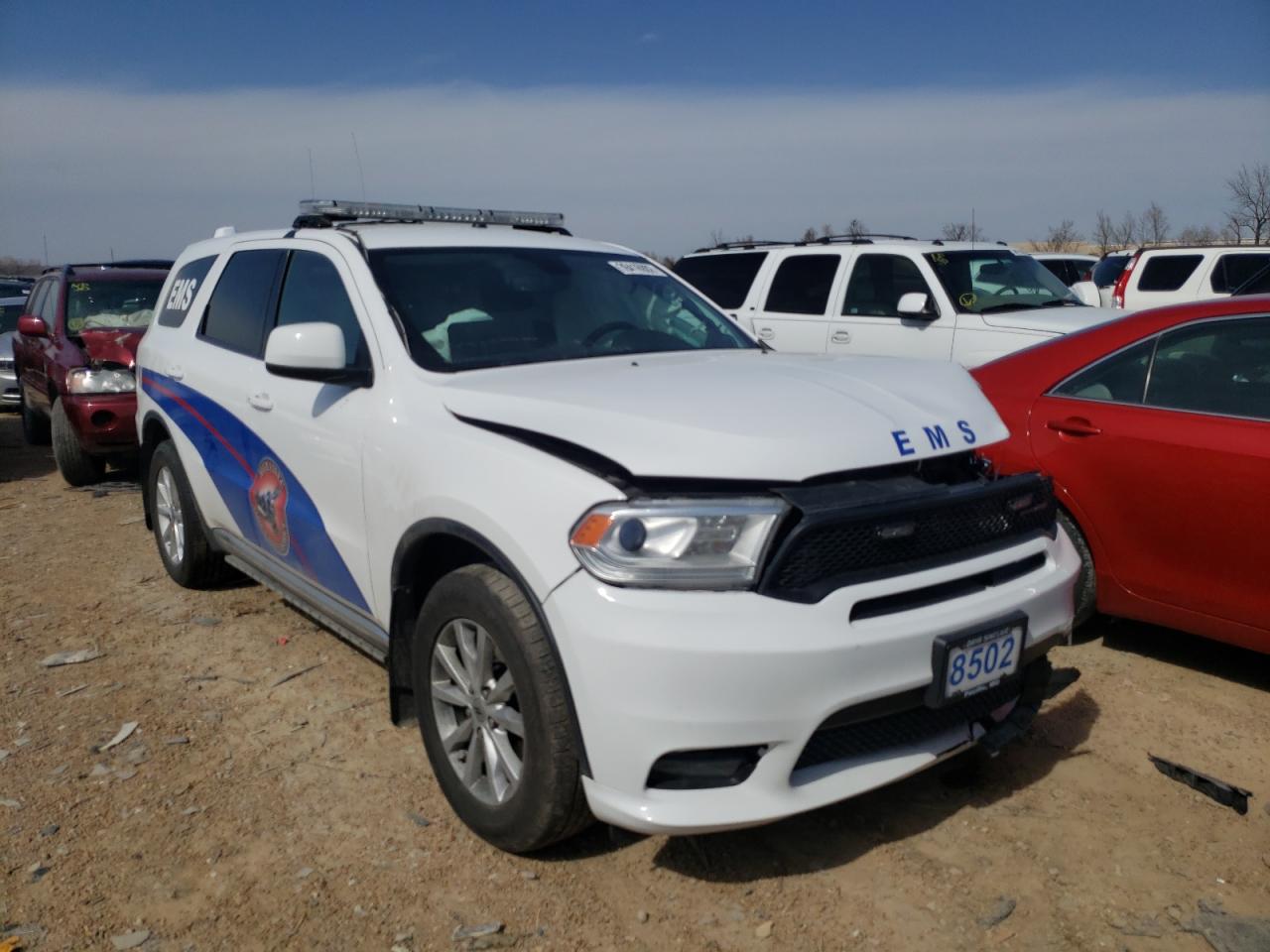 DODGE DURANGO SS 2019 with VIN 1C4RDJFG8KC685260 - Photo from auction