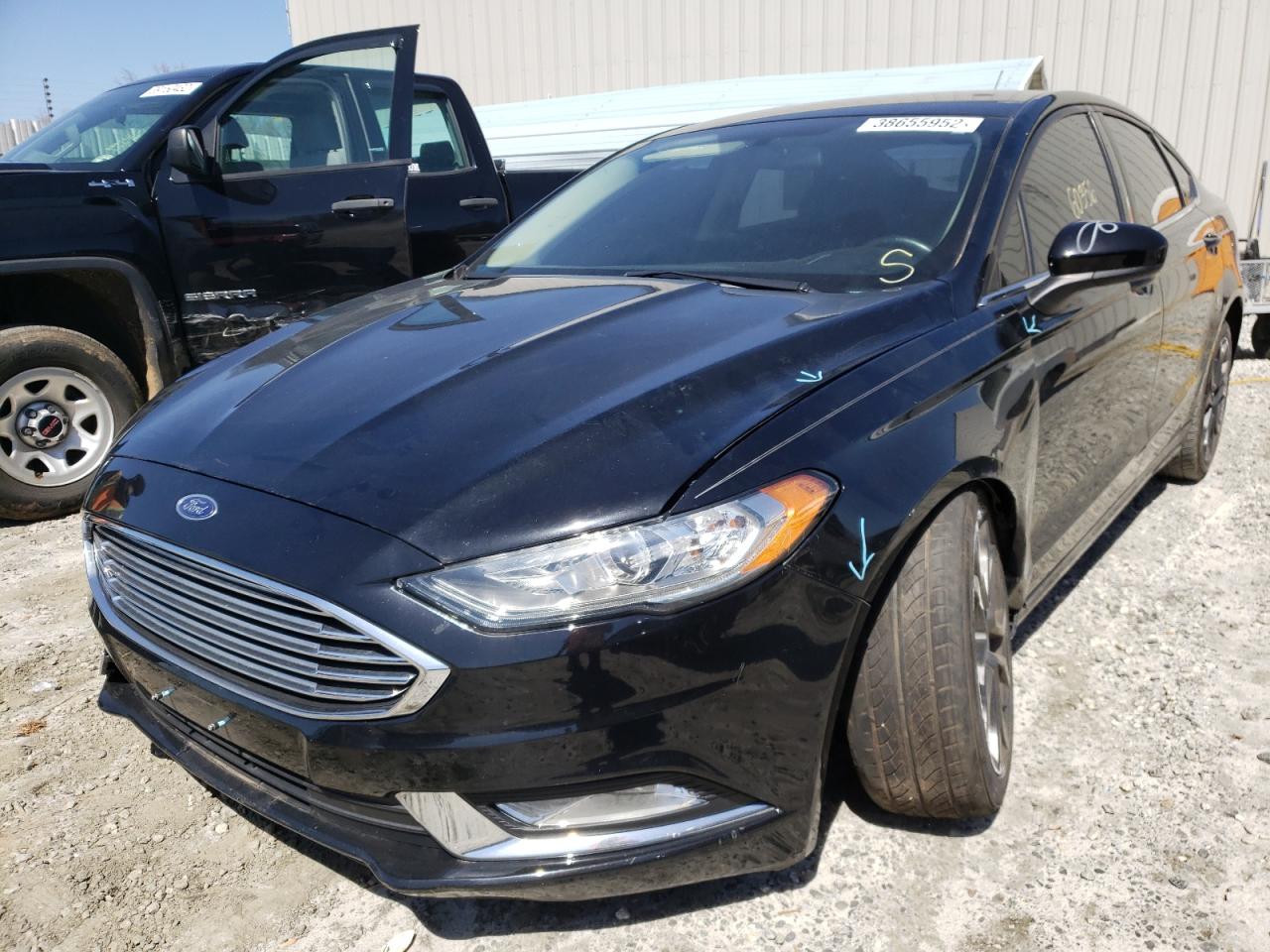 Photo 2 from auction – 2018 FORD FUSION SE with VIN 3FA6P0HD2JR106678