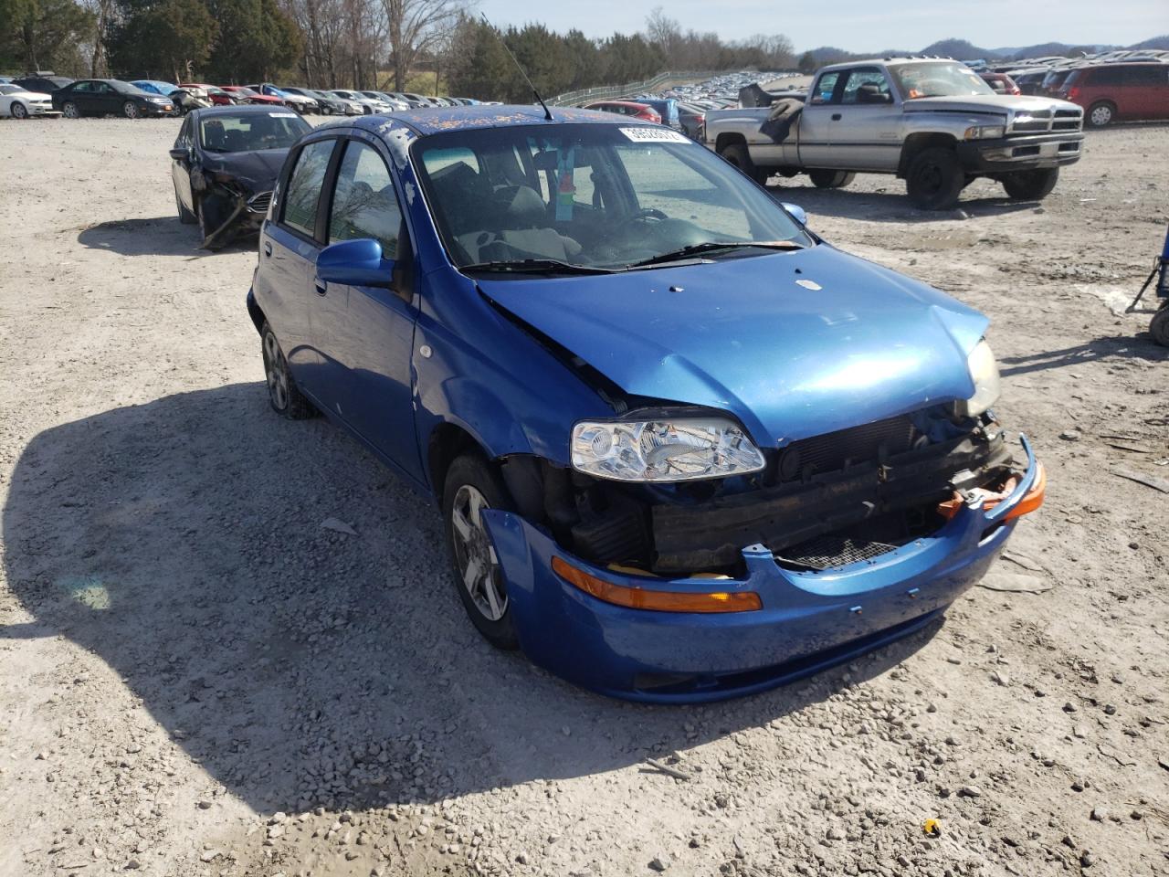 CHEVROLET AVEO BASE 2007 with VIN KL1TD66637B795891 - Photo from auction