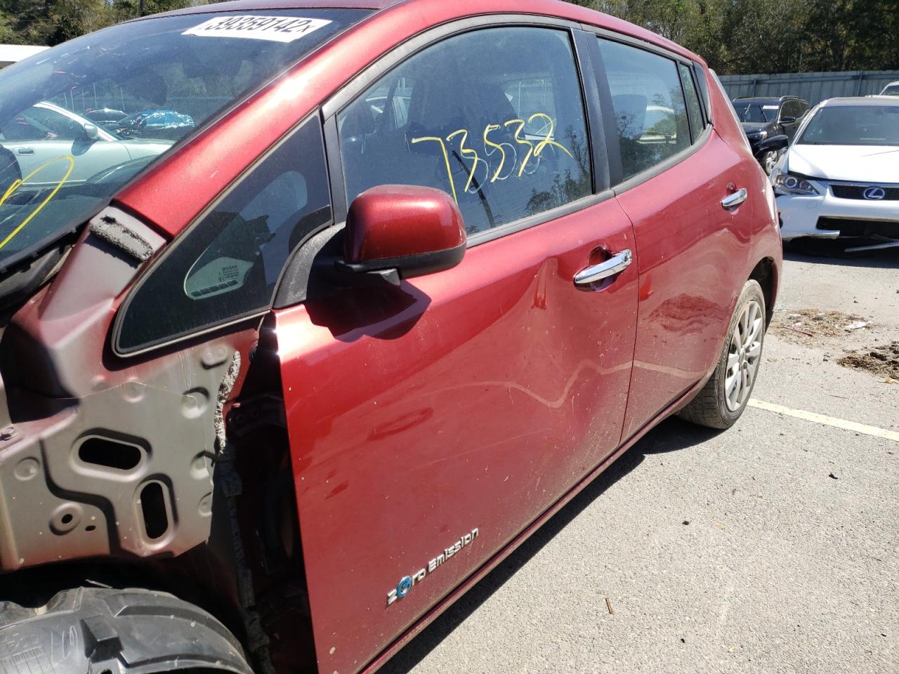 Photo 10 from auction – 2015 NISSAN LEAF S with VIN 1N4AZ0CP8FC301647